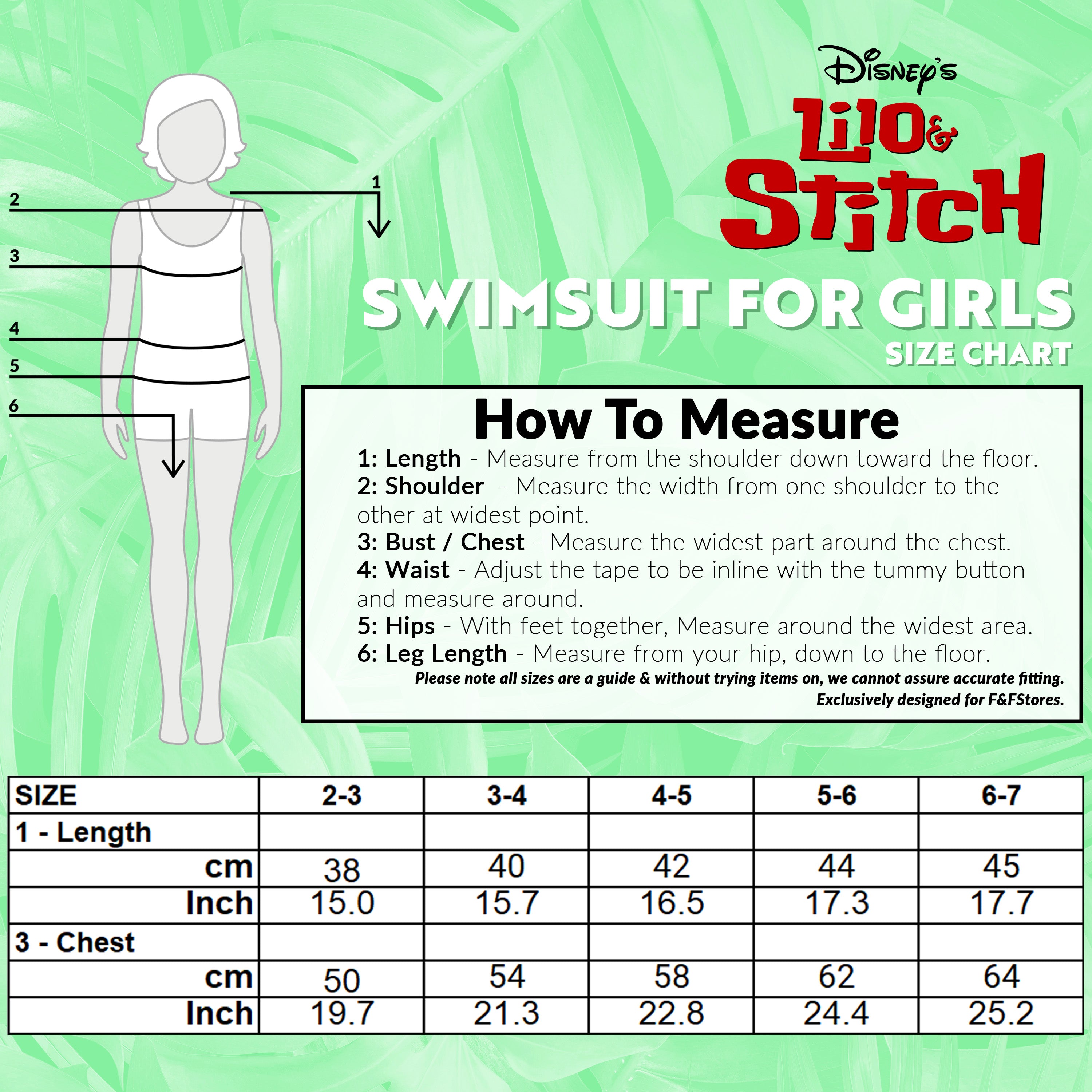 Disney Stitch Girls Swimming Costume Stretchy One Piece Swimsuit - Get Trend