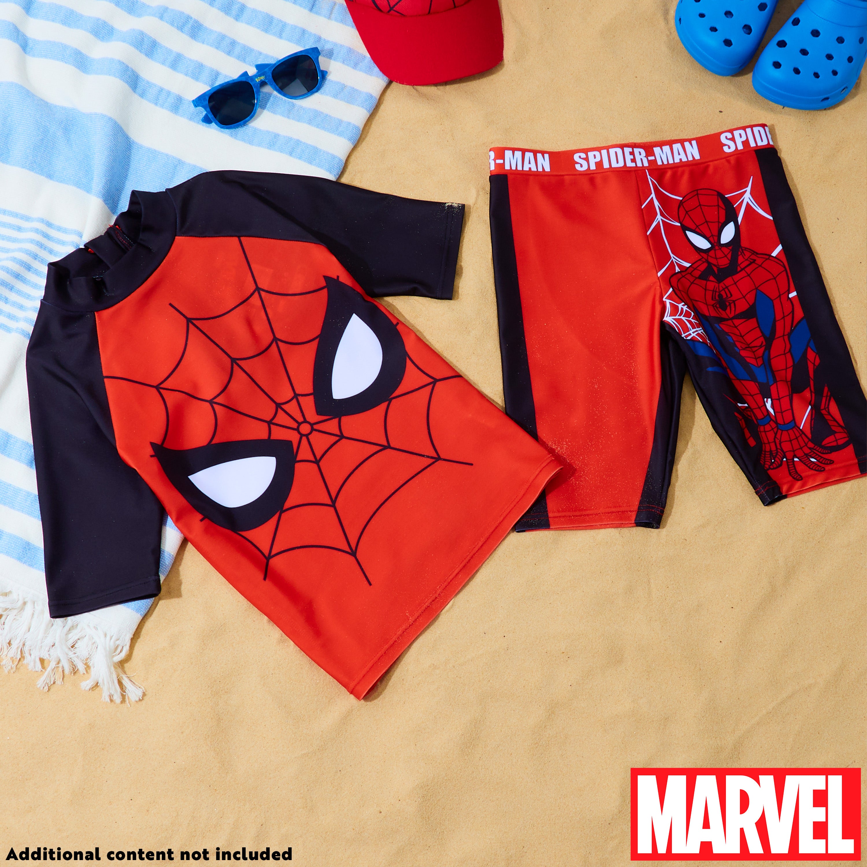 Marvel Boys 2 Piece Swimwear Set for Kids - Beach, Pool, Holiday Essentials - Get Trend