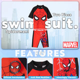 Marvel Boys 2 Piece Swimwear Set for Kids - Beach, Pool, Holiday Essentials