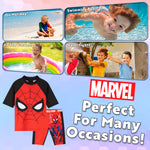 Marvel Boys 2 Piece Swimwear Set for Kids - Beach, Pool, Holiday Essentials - Get Trend