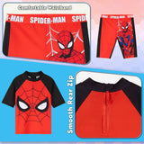 Marvel Boys 2 Piece Swimwear Set for Kids - Beach, Pool, Holiday Essentials