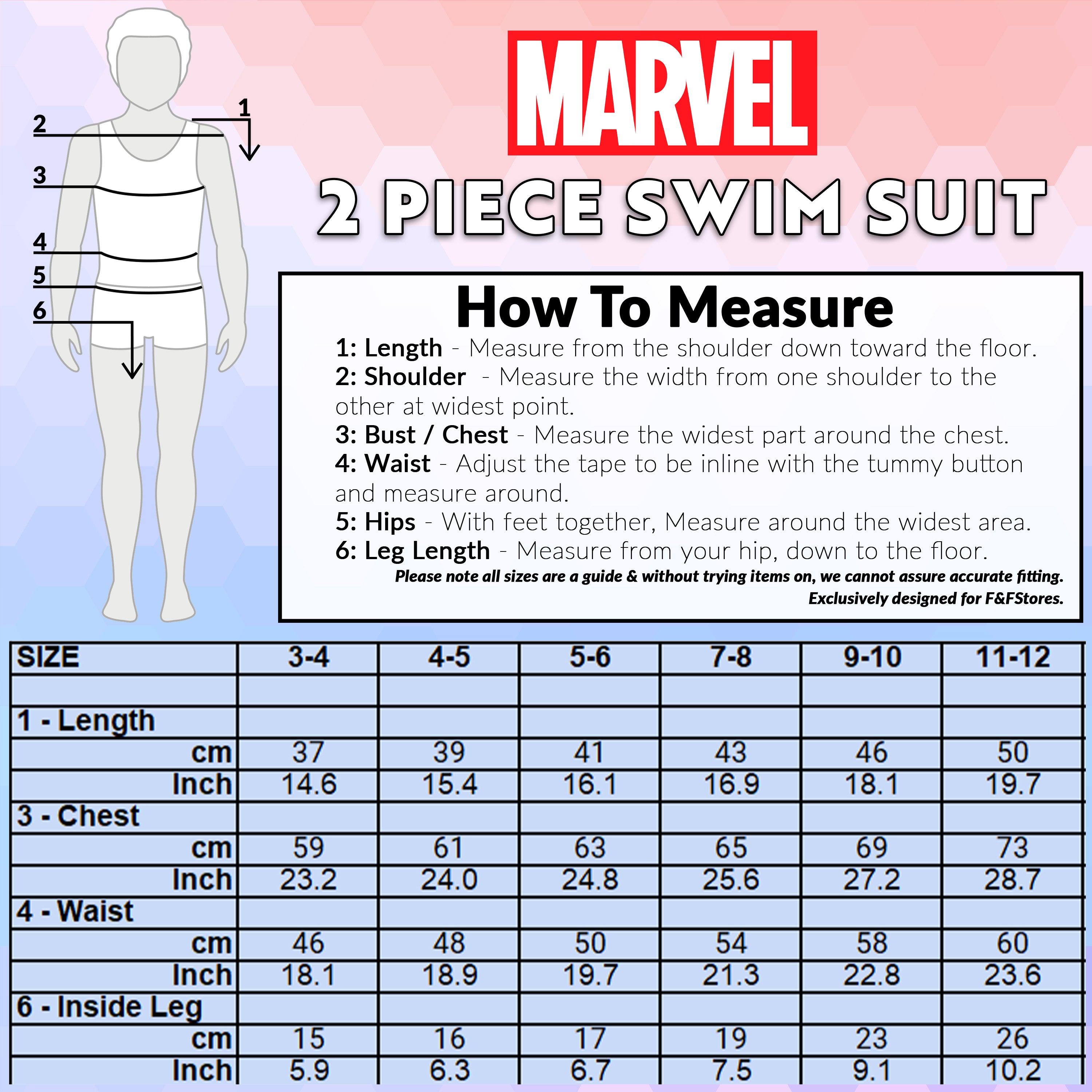 Marvel Boys 2 Piece Swimwear Set for Kids - Beach, Pool, Holiday Essentials - Get Trend