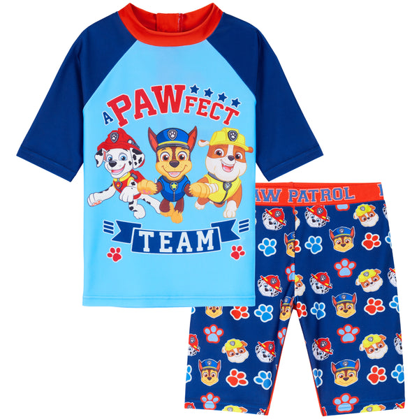 Paw Patrol Boys 2 Piece Swimwear Set for Kids - Beach, Pool, Holiday Essentials