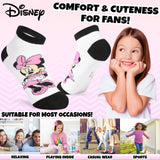 Disney Girls Ankle Socks, Soft and Breathable Socks Pack of 5 - Girls Gifts