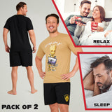 Marvel Mens Short Pyjamas Set