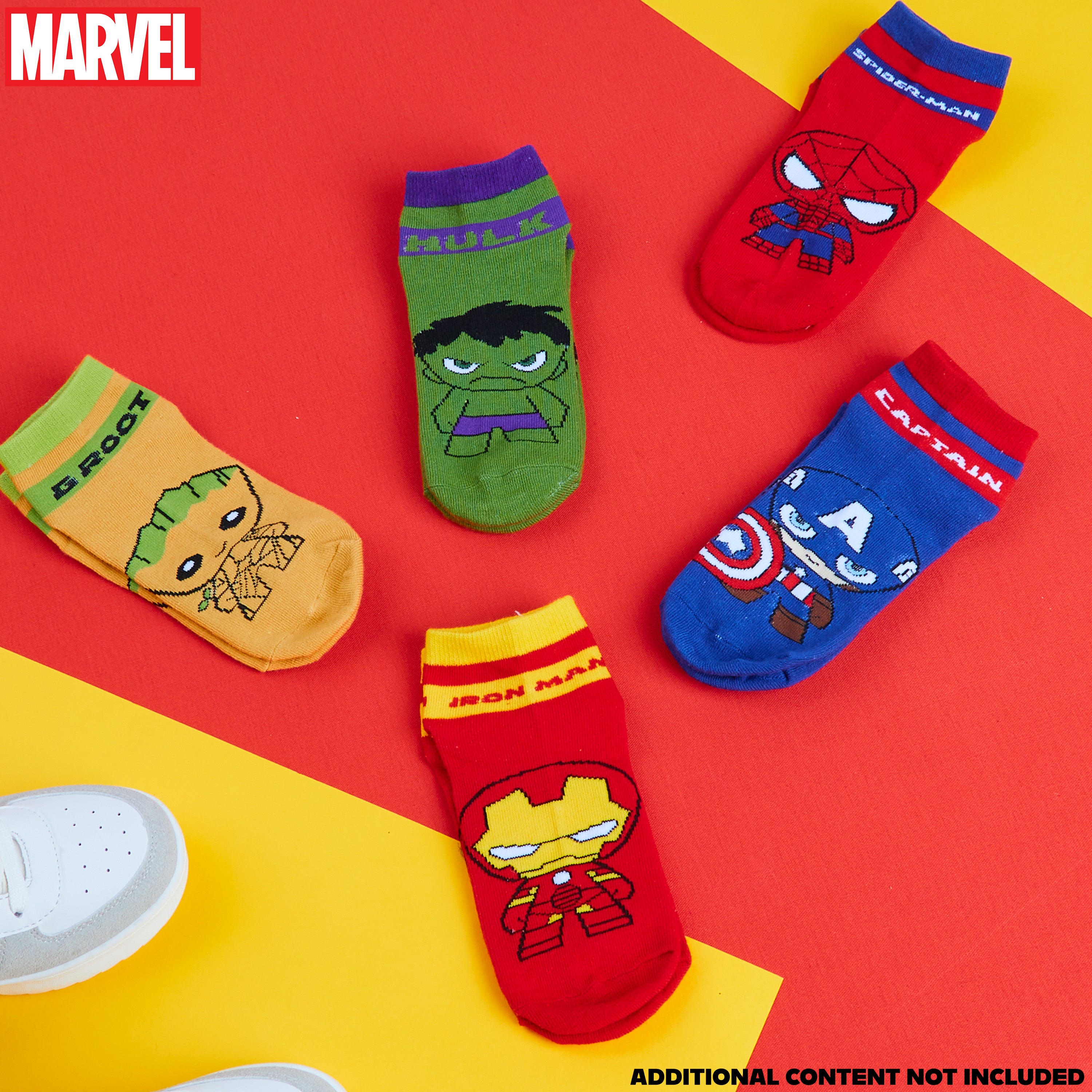 Marvel Avengers Socks for Boys Teens, Pack of 5 Ankle Socks, Soft & Breathable, Boys Gifts - Get Trend