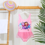 Gabby's Dollhouse Girls Swimming Costume, One Piece Swimsuit - Get Trend