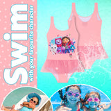 Gabby's Dollhouse Girls Swimming Costume, One Piece Swimsuit for Beach or Pool