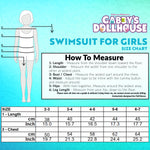 Gabby's Dollhouse Girls Swimming Costume, One Piece Swimsuit - Get Trend