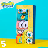 SPONGEBOB SQUAREPANTS Ankle Socks for Men & Teens 6.5-10.5, Pack of 5 - Get Trend