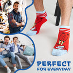 SPONGEBOB SQUAREPANTS Ankle Socks for Men & Teens 6.5-10.5, Pack of 5 - Get Trend