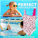 Get Trend Girls Swimming Costume Stretchy One Piece Swimsuit Comfortable Teenagers Swimwear - Get Trend