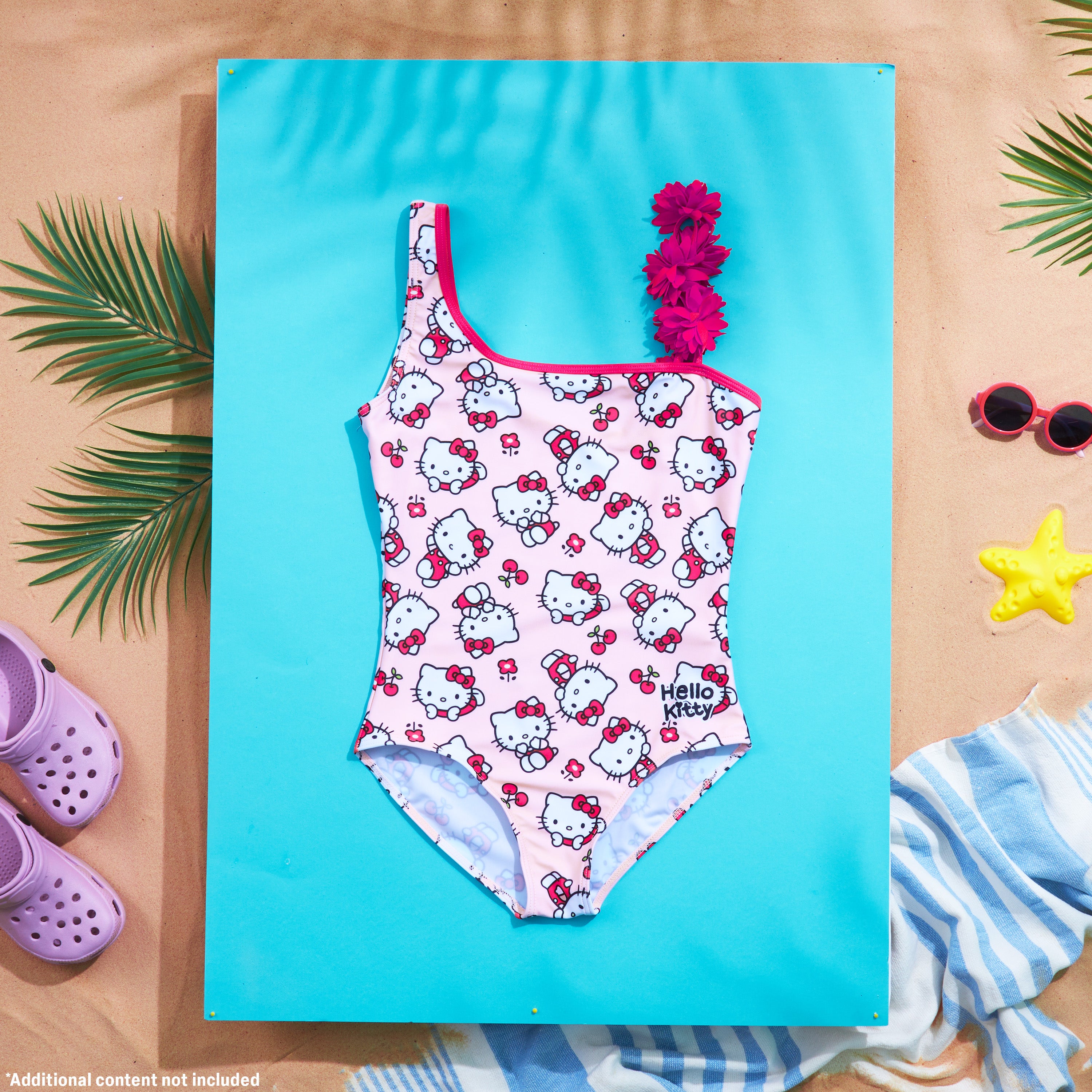 Get Trend Girls Swimming Costume Stretchy One Piece Swimsuit Comfortable Teenagers Swimwear - Get Trend