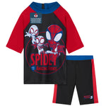 Get Trend Boys Swimming Costume Set 2 Piece Swimwear Rash Guard Top and Swimming Trunks Toddlers Kids Swimsuit for Beach Pool Holiday Essentials - Get Trend