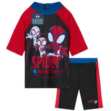 Get Trend Boys Swimming Costume Set 2 Piece Swimwear Rash Guard Top and Swimming Trunks Toddlers Kids Swimsuit for Beach Pool Holiday Essentials - Get Trend