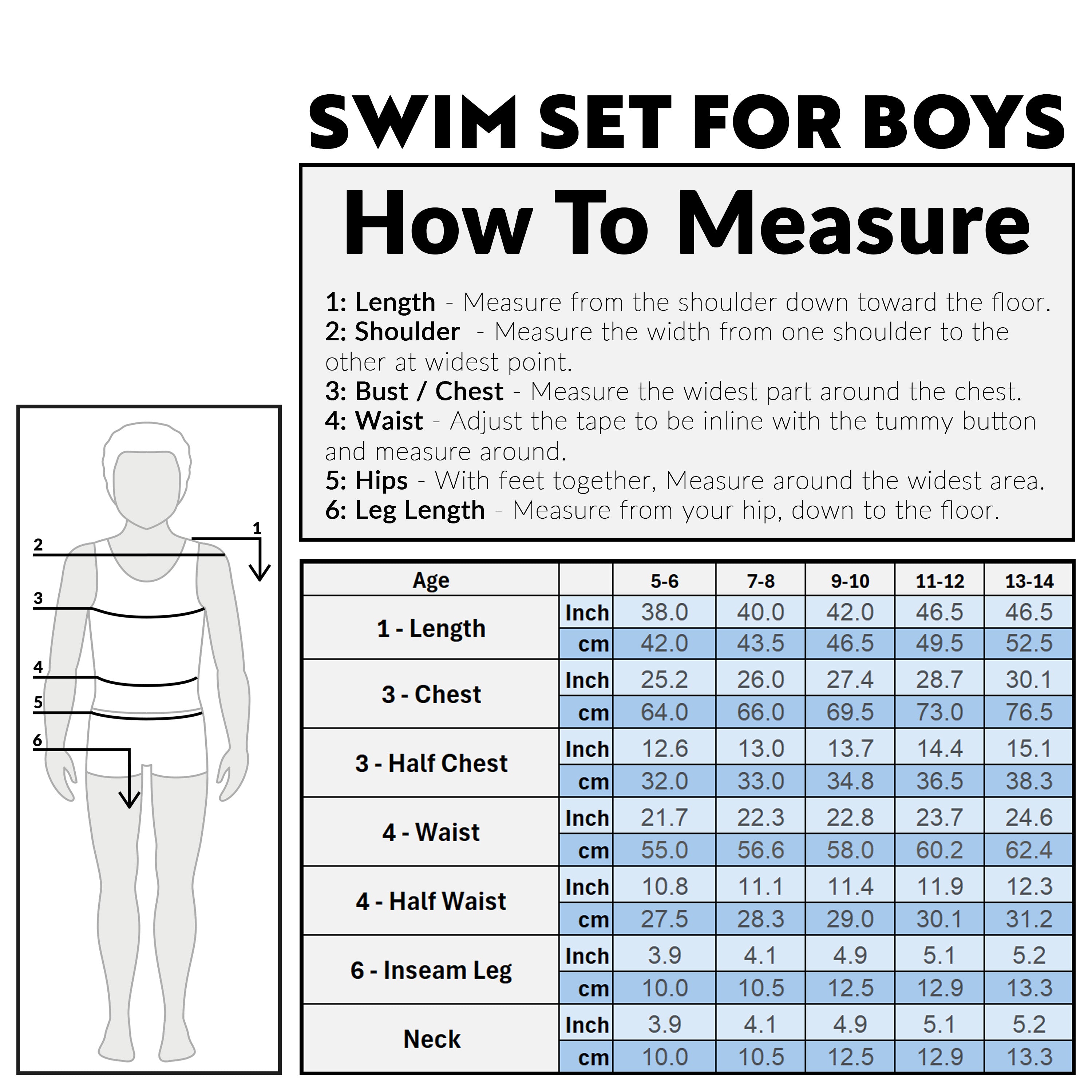 Get Trend Boys Swimming Costume Set 2 Piece Swimwear Rash Guard Top and Swimming Trunks Toddlers Kids Swimsuit for Beach Pool Holiday Essentials - Get Trend