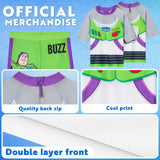 Get Trend Boys Buzzlightyear Swimming Costume Set 2 Piece Swimwear Rash Guard Top and Swimming Trunks Toddlers Kids Swimsuit for Beach Pool Holiday Essentials - Get Trend