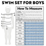 Get Trend Boys Buzzlightyear Swimming Costume Set 2 Piece Swimwear Rash Guard Top and Swimming Trunks Toddlers Kids Swimsuit for Beach Pool Holiday Essentials - Get Trend