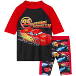 Get Trend Boys Swimming Costume Set 2 Piece Swimwear Rash Guard Top and Swimming Trunks Toddlers Kids Swimsuit for Beach Pool Holiday Essentials - Get Trend