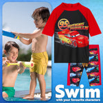 Get Trend Boys Swimming Costume Set 2 Piece Swimwear Rash Guard Top and Swimming Trunks Toddlers Kids Swimsuit for Beach Pool Holiday Essentials - Get Trend