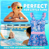 Get Trend Girls Swimming Costume Swim Dress Stretchy One Piece Swimsuit Comfortable Teenagers Swimwear for Beach Pool Holiday Essentials - Get Trend