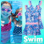 Get Trend Girls Swimming Costume Swim Dress Stretchy One Piece Swimsuit Comfortable Teenagers Swimwear for Beach Pool Holiday Essentials - Get Trend