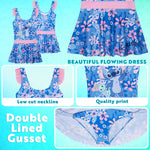 Get Trend Girls Swimming Costume Swim Dress Stretchy One Piece Swimsuit Comfortable Teenagers Swimwear for Beach Pool Holiday Essentials - Get Trend