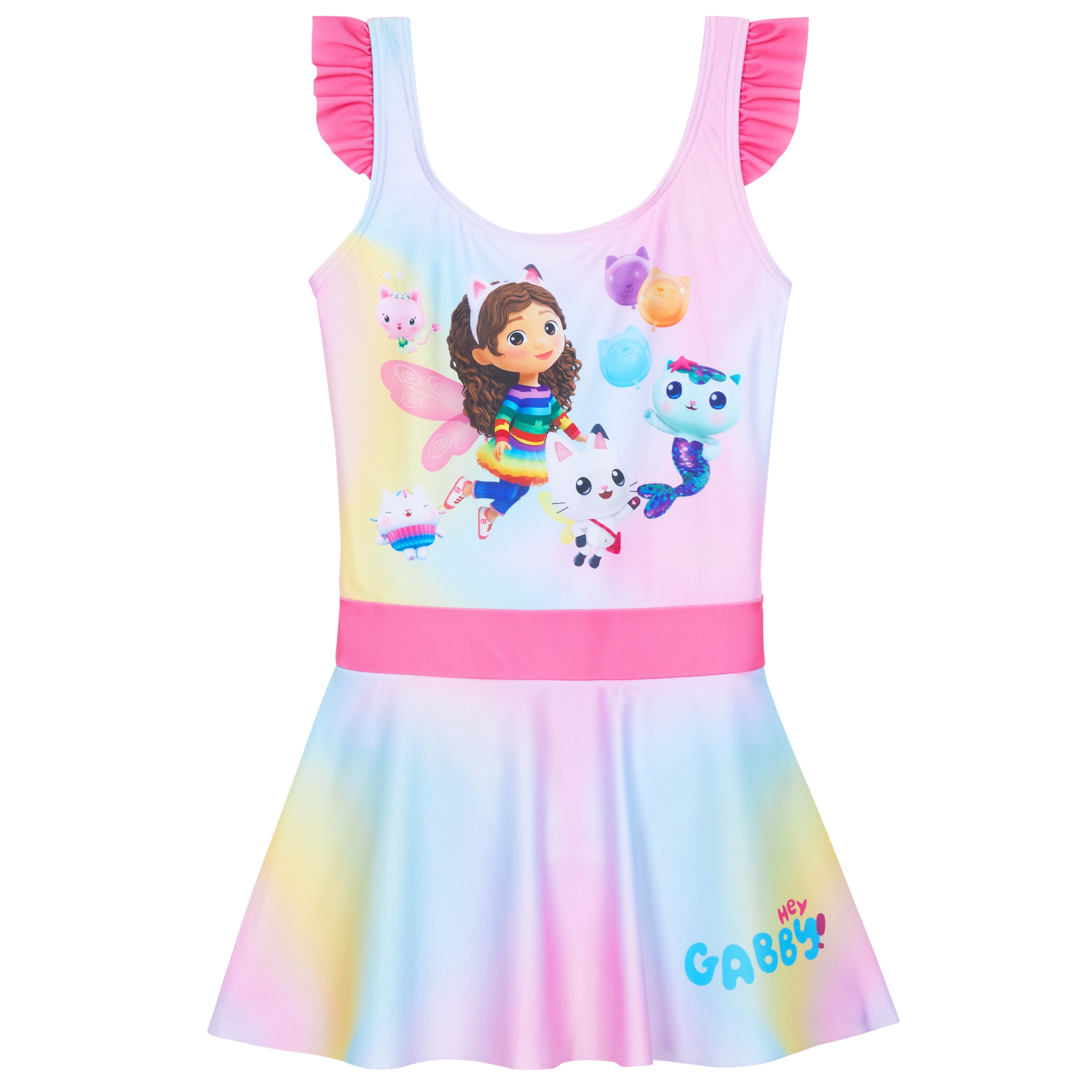 Get Trend Girls Swimming Costume Swim Dress Stretchy One Piece Swimsuit Comfortable Teenagers Swimwear for Beach Pool Holiday Essentials - Get Trend