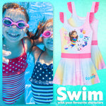 Get Trend Girls Swimming Costume Swim Dress Stretchy One Piece Swimsuit Comfortable Teenagers Swimwear for Beach Pool Holiday Essentials - Get Trend
