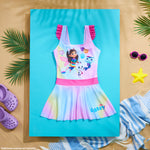 Get Trend Girls Swimming Costume Swim Dress Stretchy One Piece Swimsuit Comfortable Teenagers Swimwear for Beach Pool Holiday Essentials - Get Trend