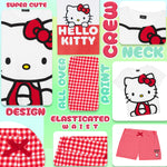 Hello Kitty Womens Pyjamas Short Sleeve PJs Set Teenagers Kawaii Lounge Sets Nightwear Soft Comfy Loungewear Sleepwear Anime Gifts for Women - Get Trend