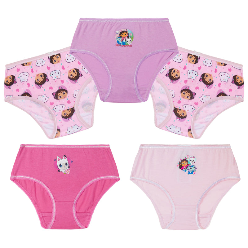 Gabby's Dollhouse Girls Knickers - Pack of 5