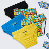 Pokemon Boys Briefs, Comfortable Cotton Breathable Underwear Pack of 5 Kids Underpants