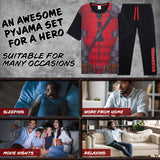 Marvel Deadpool and Wolverine Mens Pyjama Set, Soft Comfortable PJs Loungewear