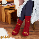 Harry Potter Slipper Socks, Women Knitted Fluffy Socks, Xmas Stocking Fillers