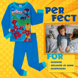 Marvel Spiderman Boys Pyjamas Set, Comfy Breathable Nightwear - Gifts for Boys