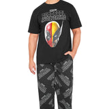 Marvel Deadpool and Wolverine Mens Pyjama Set, Soft Comfortable PJs Loungewear