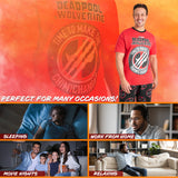 Marvel Deadpool and Wolverine Mens Pyjama Set, Soft Comfortable PJs Loungewear - Gifts for Men