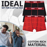 Manchester United F.C. Boys Boxer Shorts, Soft Breathable Stretchy Boxers Pack of 3 Underwear - Gifts for Boys