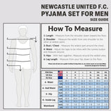 NEWCASTLE UNITED F.C. Pyjama Bottoms for Men Teenagers, Comfy Nightwear Lounge Pants PJs - Football Gifts for Men