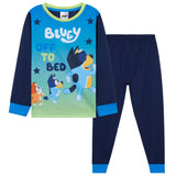 Bluey Boys Long Pyjama Set, Comfy Breathable Loungewear PJs - Gifts for Boys