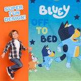 Bluey Boys Long Pyjama Set, Comfy Breathable Loungewear PJs - Gifts for Boys