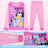 Bluey Girls Long Pyjama Set, Comfy Breathable Loungewear - Gifts for Girls