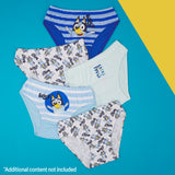 Bluey Boys Briefs, Comfortable Soft Breathable Underwear Pack of 5 Kids Underpants