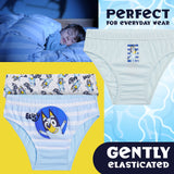 Bluey Boys Briefs, Comfortable Soft Breathable Underwear Pack of 5 Kids Underpants