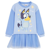 Bluey Girls Dress, Jumper Dre290000984V2ss with Cute Tutu Skirt