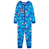 Bluey Boys Jersey Onesie with Cuffed Sleeves and Ankles, Cosy Loungewear - Gifts for Boys