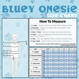 Bluey Boys Jersey Onesie with Cuffed Sleeves and Ankles, Cosy Loungewear - Gifts for Boys