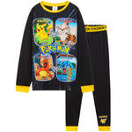 Pokemon Pyjamas for Boys & Teenagers Long PJs Set Soft Breathable Pikachu Nightwear Loungewear Comfy Jammies Sleepwear Anime Gifts for Boys - Get Trend