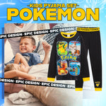 Pokemon Pyjamas for Boys & Teenagers Long PJs Set Soft Breathable Pikachu Nightwear Loungewear Comfy Jammies Sleepwear Anime Gifts for Boys - Get Trend